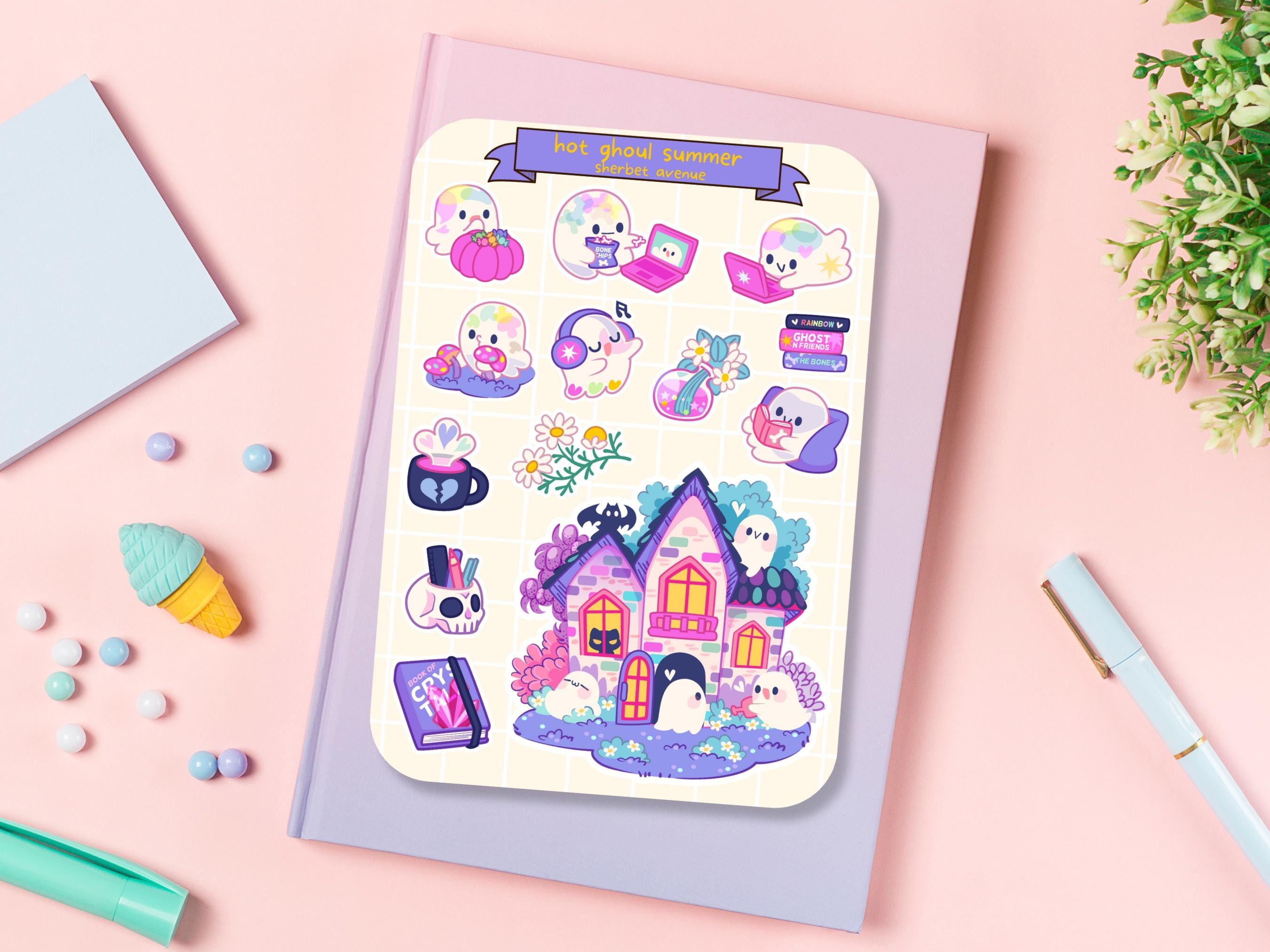 Cute Sticker Sheet - Kawaii Sticker Pack - Mini Food Stickers ...