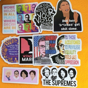 Feminist Sticker Pack - Computer Stickers - Vinyl Stickers - Cool Stickers