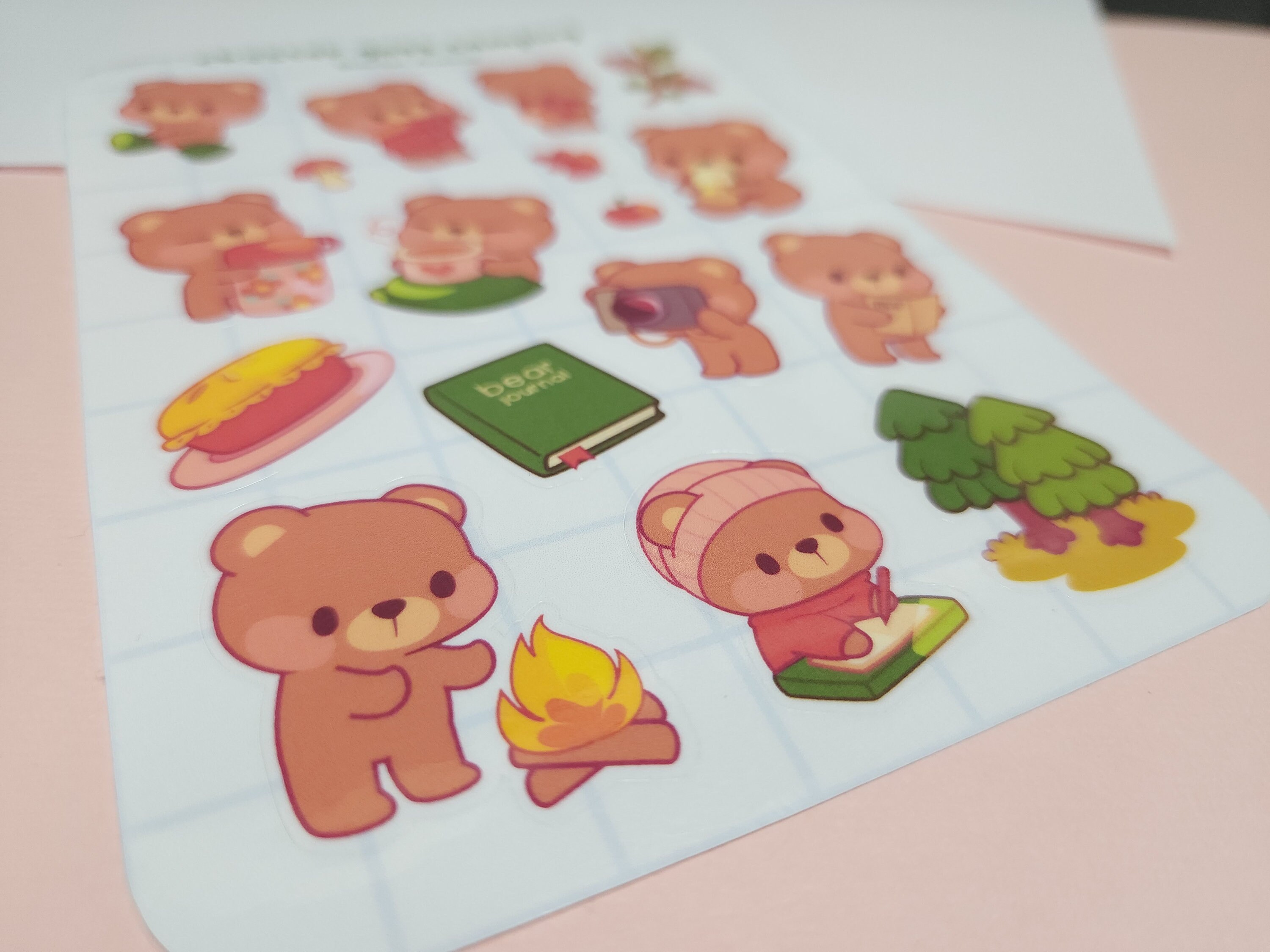 Cute Sticker Sheet - Kawaii Sticker Pack - Mini Food Stickers ...