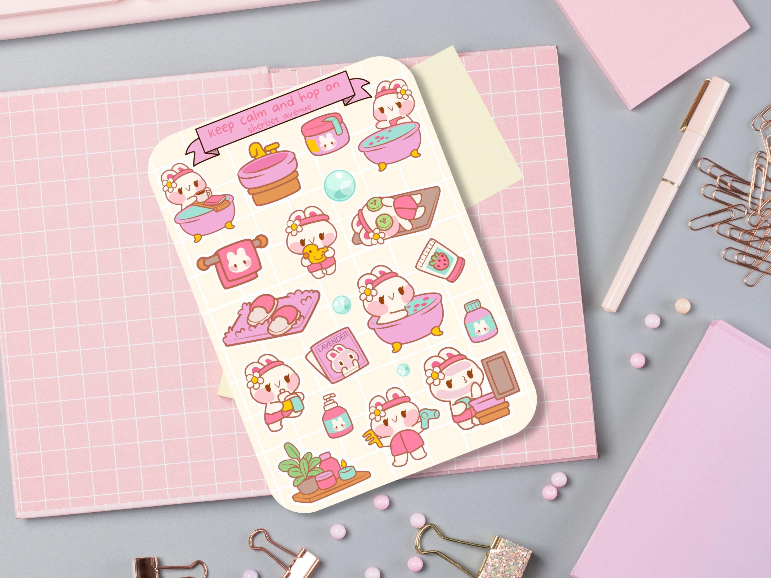 Cute Sticker Sheet - Kawaii Sticker Pack - Mini Food Stickers ...
