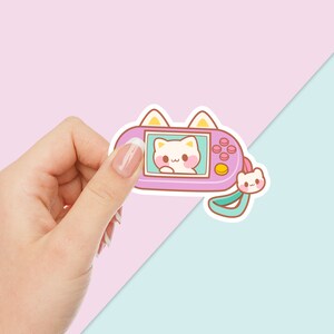 Süßer Essen Aufkleber - Handgemachter Gaming Aufkleber - Kawaii Die Cut Aufkleber - Bujo Aufkleber