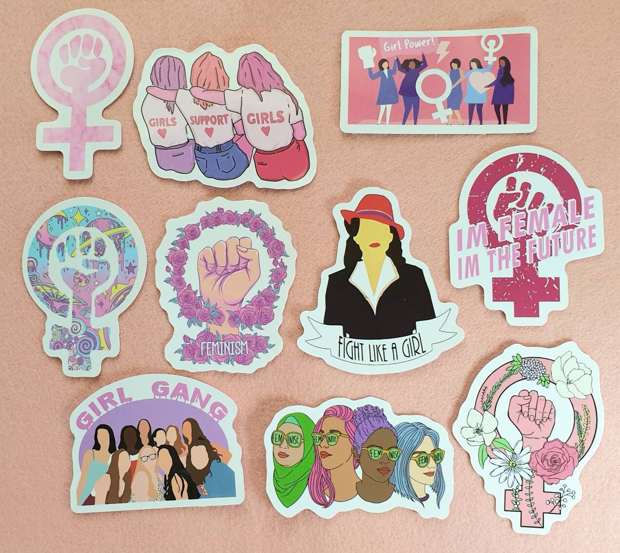 100 Pcs Stickers People Stickers for Journaling Aesthetic Girl
