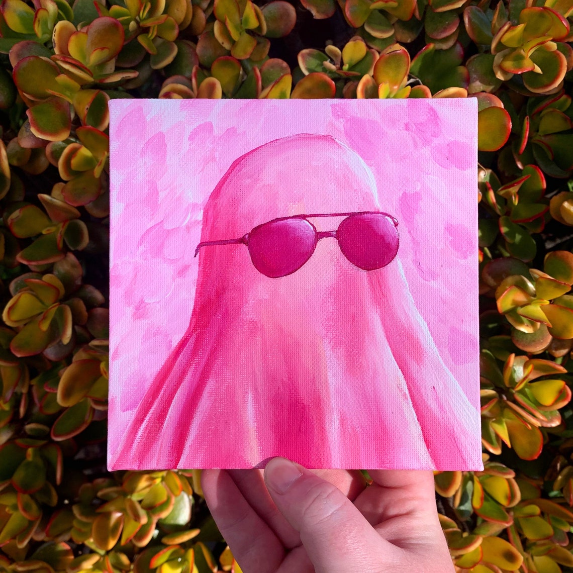 Original Ghost Paintings Etsy