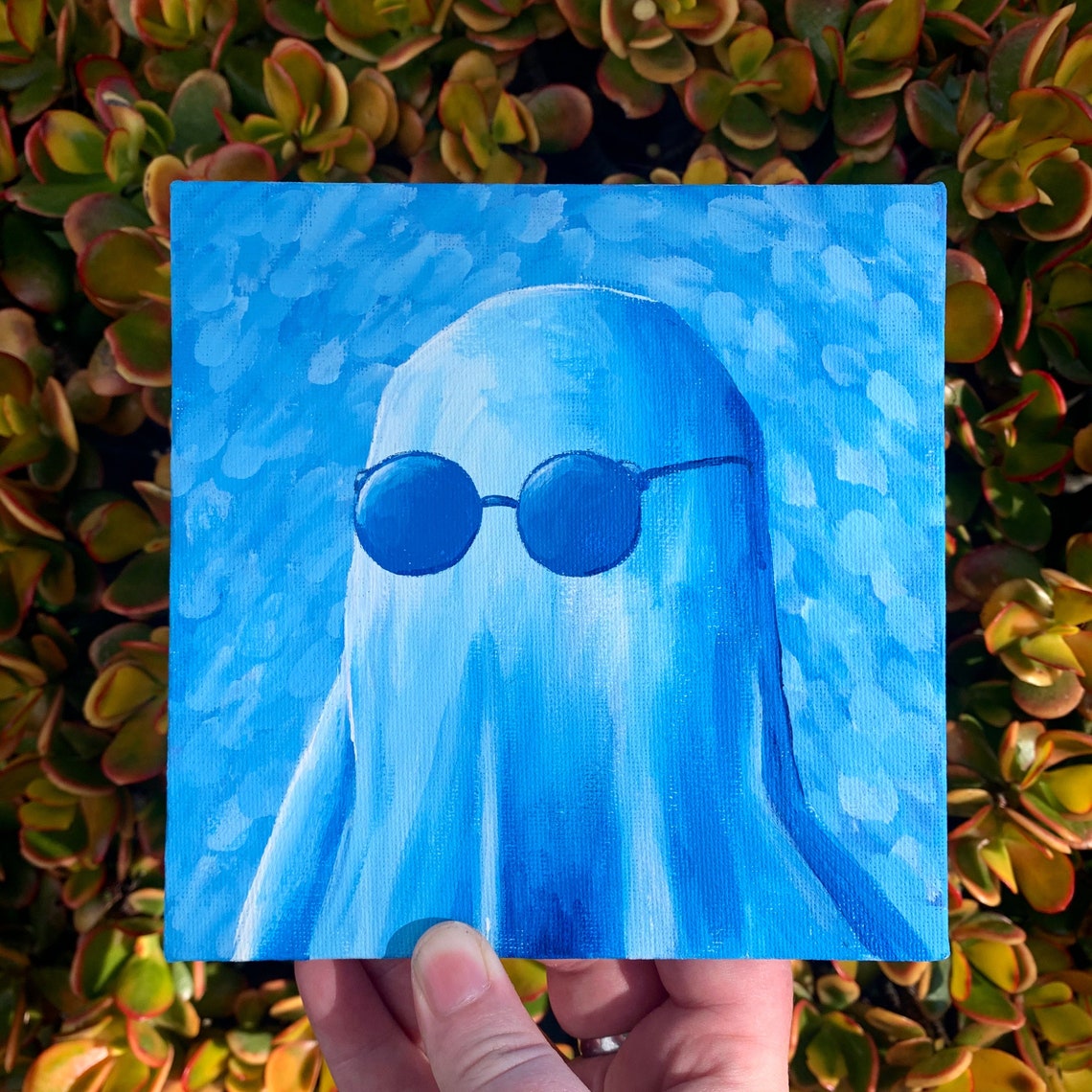 Original Ghost Paintings Etsy