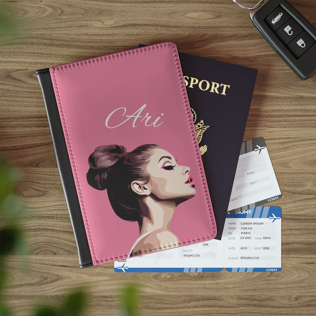 Ariana Grande Abstract Art Passport Cover Pink Passport Cover Etsy