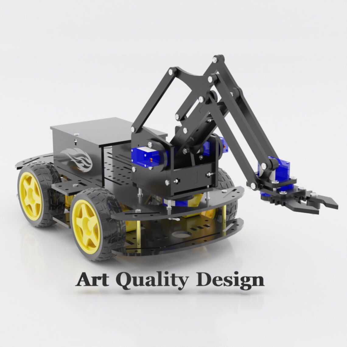 Laser Cut Files for 4WD Crane Project, Super for Arduino 4WD Robotic ...