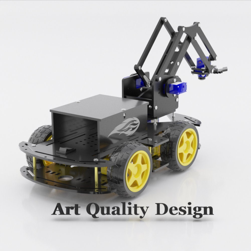 Laser Cut Files for 4WD Crane Project, Super for Arduino 4WD Robotic ...