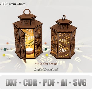Leaf Consept Candle Holder Tea Light Decorative And High Quality Home Accessory Lamp Digital Download Cdr, Svg, Ai, Dxf, Pdf