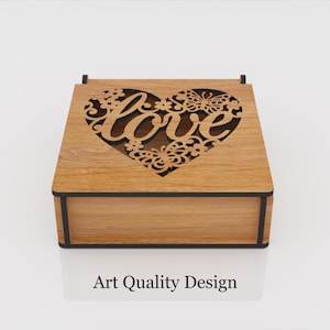 Decorative Gift Box 12 Different Patterns Laser Cutting Files, Jewelry ...