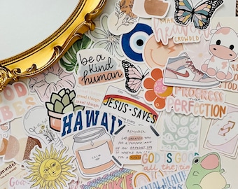 Choose your sticker pack | Boho | Laptop  stickers | Custom | pack | Kawaii | waterproof | glossy |