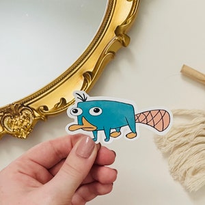 Perry the platypus sticker | decal | waterproof | glossy | sticker | bulk |