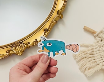 Perry the platypus sticker | decal | waterproof | glossy | sticker | bulk |