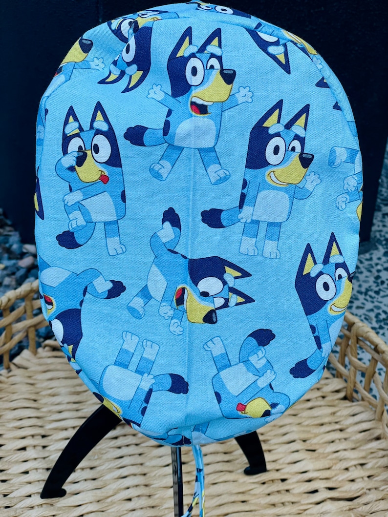 BLUEY Scrub Hat Cap Australia Theatre Hat Surgical Cap Hat Etsy