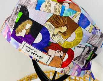 TS inspired Scrub Cap, Scrub Hat, Surgical Cap, Theatre cap, Nursing, Medical, Vet, Cook