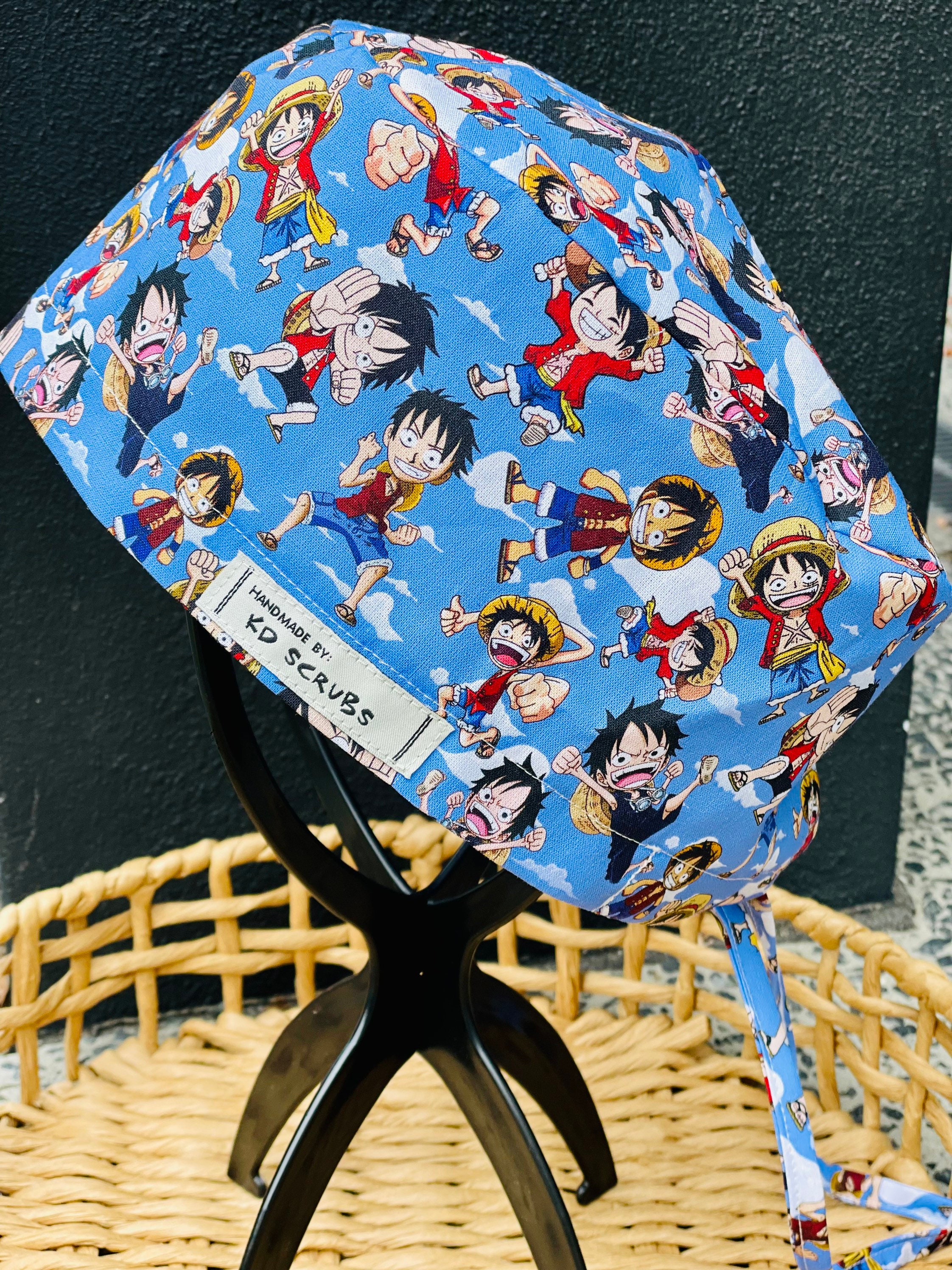 Anime Scrub Cap, Scrub Hat, Surgical Cap, Theatre Hat, Medical, Nursing Cap, Vet, Cook