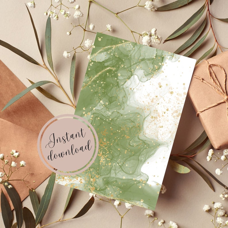 Blank Printable Greeting Card Instant Download Printable PDF - Etsy