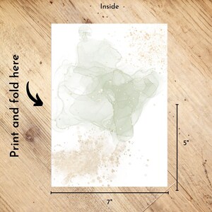 Blank Printable Greeting Card Instant Download Printable PDF - Etsy