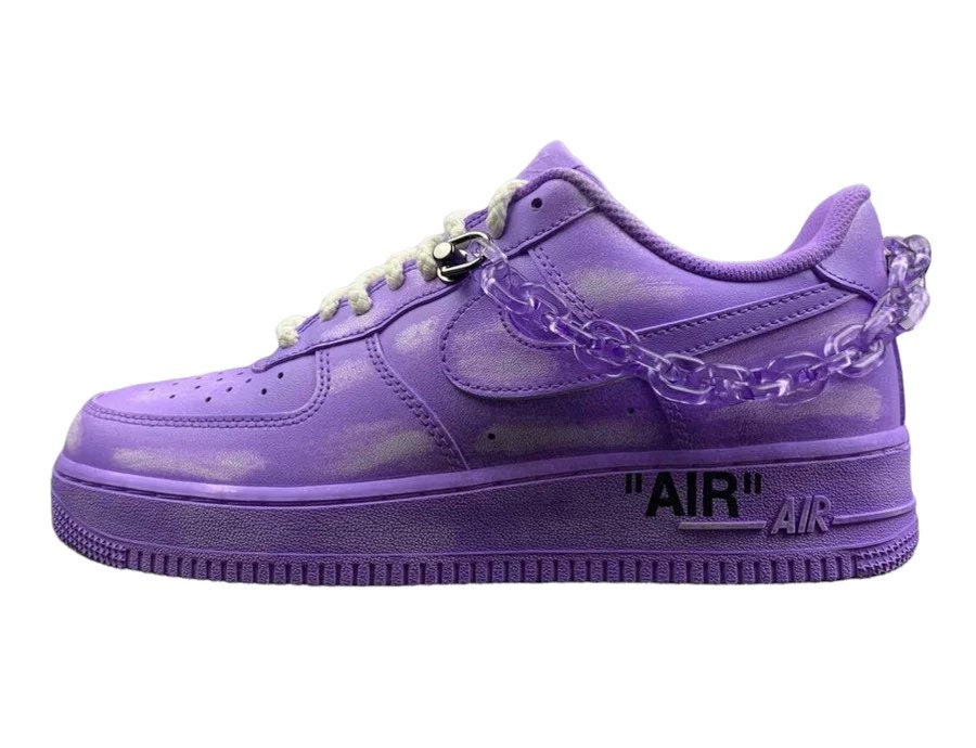 nike air force 1 off white purple