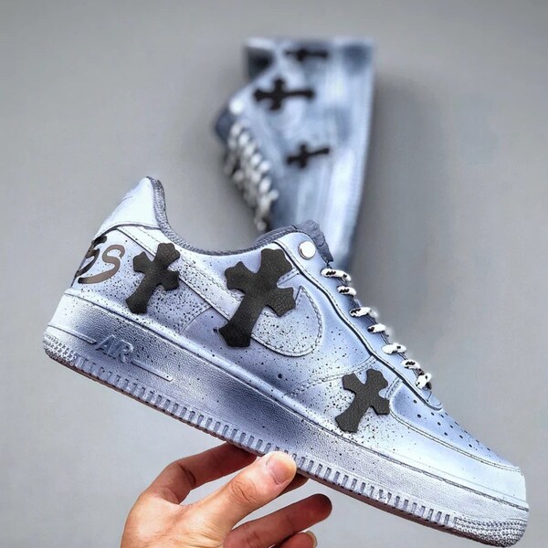 custom air force 1 hearts