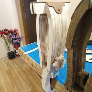 UltraWide JAW Lacing and Stitching Pony 120mm(4,72inch) - stitching clamp for leatherwork - Leather clamp - leatherwork tools