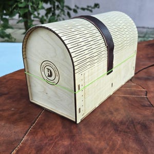 Schablone für Ledertaschengriff - 120 mm breite Sperrholzform für Taschengriffe – DIY-Lederverarbeitungswerkzeug