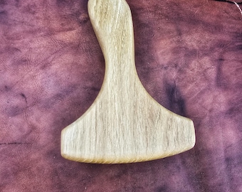 Wooden Patacabra for Leathercraft – Edge Burnisher, Crease Press & Leather Slicker Tool