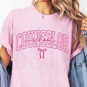 Retro School Counselor PNG: Distressed Back to School Design (Digital Download)