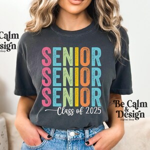 Senior 2025 PNG, Retro Graduation PNG, Class of 2025 Png, High school Senior Shirt Design, Senior Year High, Senior Twenty Twenty Five Png