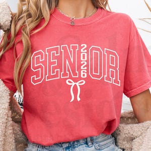 Senior 2026 Graduation PNG: Bow Design (Digital Download)