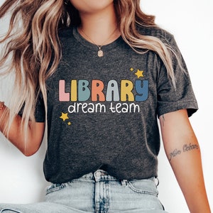 Library Dream Team PNG, Librarian Shirt Png, Gift For Librarian, Library Squad, Crew, Reading Coach, Specialist
