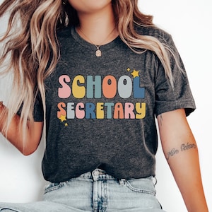 School Secretary PNG, School Receptionist Shirt Png, Front Office Lady Tee Png, Administrator, Admin Assistant, Front Office Crew
