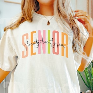 Senior 2025 PNG, Retro Graduation PNG, Class of 2025 Png, High school Senior Shirt Design, Senior Year High, Senior Twenty Twenty Five Png
