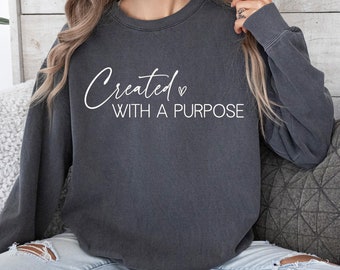 Erstellt mit einem Zweck PNG, christliche Inspirationszitate (digitaler Download)