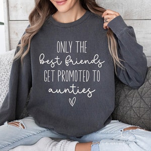 Only The Best Friends Get Promoted To Auntie PNG, Promoted to Auntie Png, Pregnancy Reveal Idea for Family Sister, Baby Announcement Mug Png
