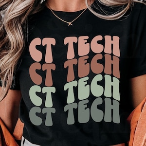 CT Tech Png, CAT Scan Tech Gift, Nurse Tech Png, Medical Badge Png, Computed Tomography Technologist, CT Technologist Png