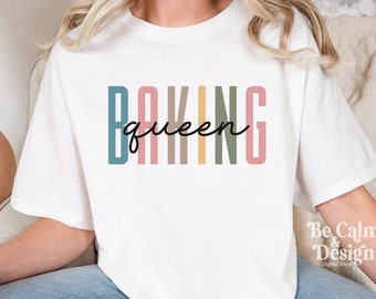 Baking Queen PNG, Baker Gift, Pastry Chef (Digital Download)