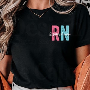 RN PNG, Registered Nurse T-Shirt Png, Geschenk für Krankenschwester, Krankenschwester Leben, Krankenschwester Shirt Png, Pflegeschülerin, RN PNG, Krankenschwester Png