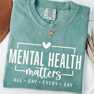 La salud mental importa PNG, Conciencia de la salud mental Png, Salud mental Png, Club del amor propio, Camiseta de ansiedad Png, Camisetas inspiradoras Png