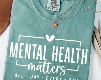 Mental Health Matters PNG, Inspirational Shirt Design (Digital Download)