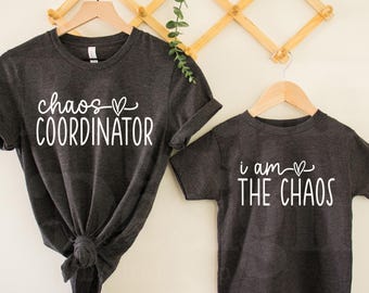 Chaos Coordinator PNG: Projekt koszulki „Mama i ja” (pobranie cyfrowe)