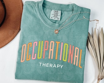 Retro Occupational Therapy PNG, OT Design (Digital Download)