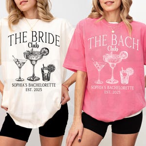 The Bach Club Bachelorette Png, Custom Name And Year Bachelorette Party Tee Png, Social Club Luxury Bachelorette Party Gift Png