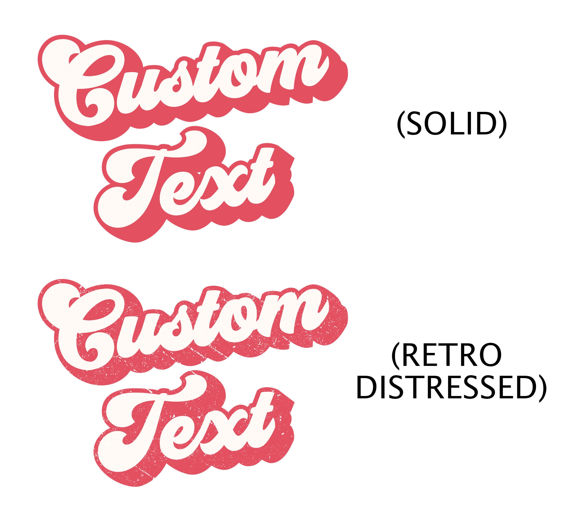 Groovy Custom Retro Text Custom Text Png Custom Name Png Retro Groovy Custom Retro Text Custom Text Png Custom Name Png Retro