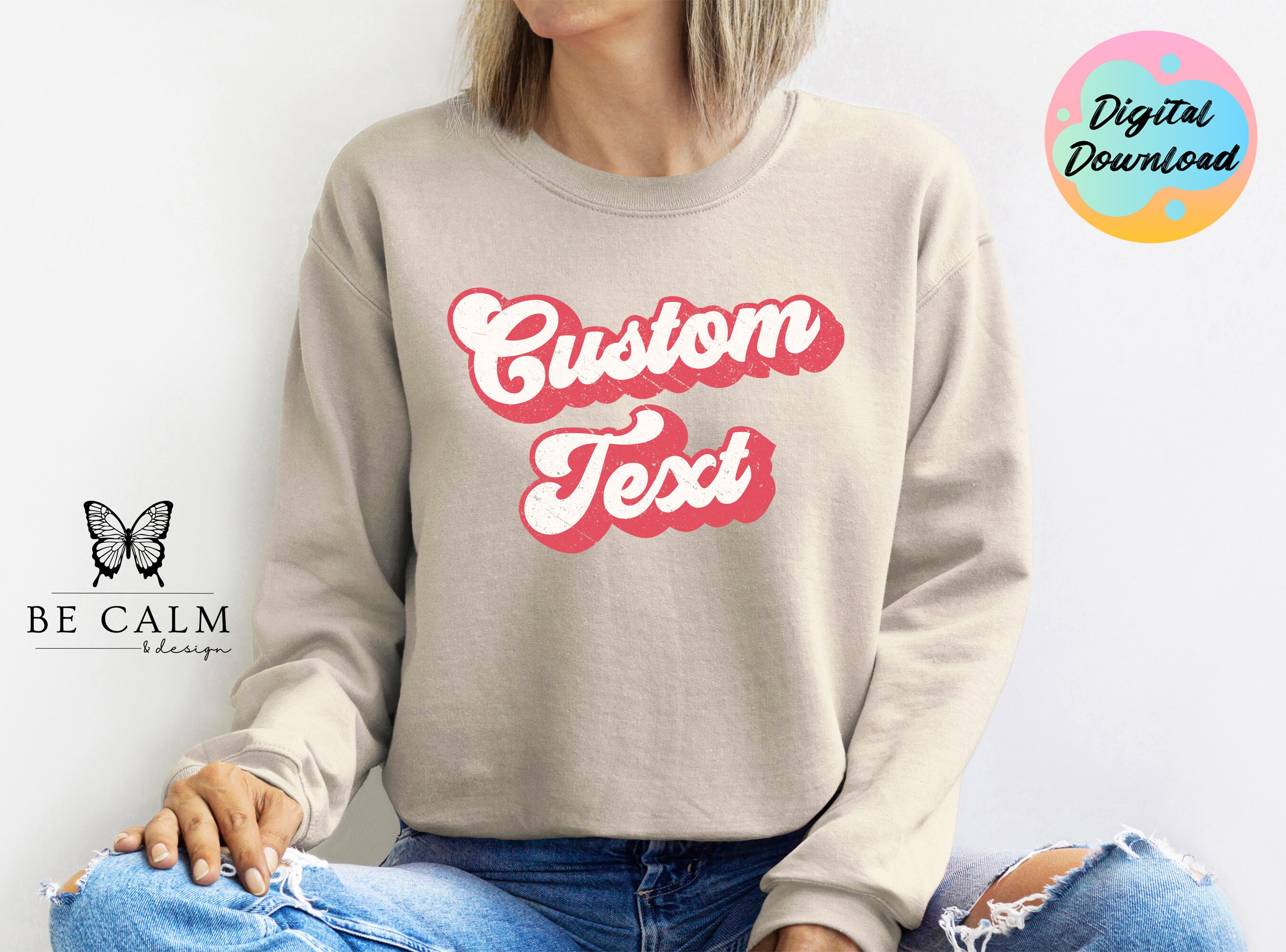Groovy Custom Retro Text Custom Text Png Custom Name Png Retro Groovy Custom Retro Text Custom Text Png Custom Name Png Retro