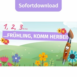 Schatzsuche Kindergeburtstag Frühling Schatzsuche Kindergarten Schatzsuche Grundschule Schatzsuche Schulbeginn Geschenk Bild 1