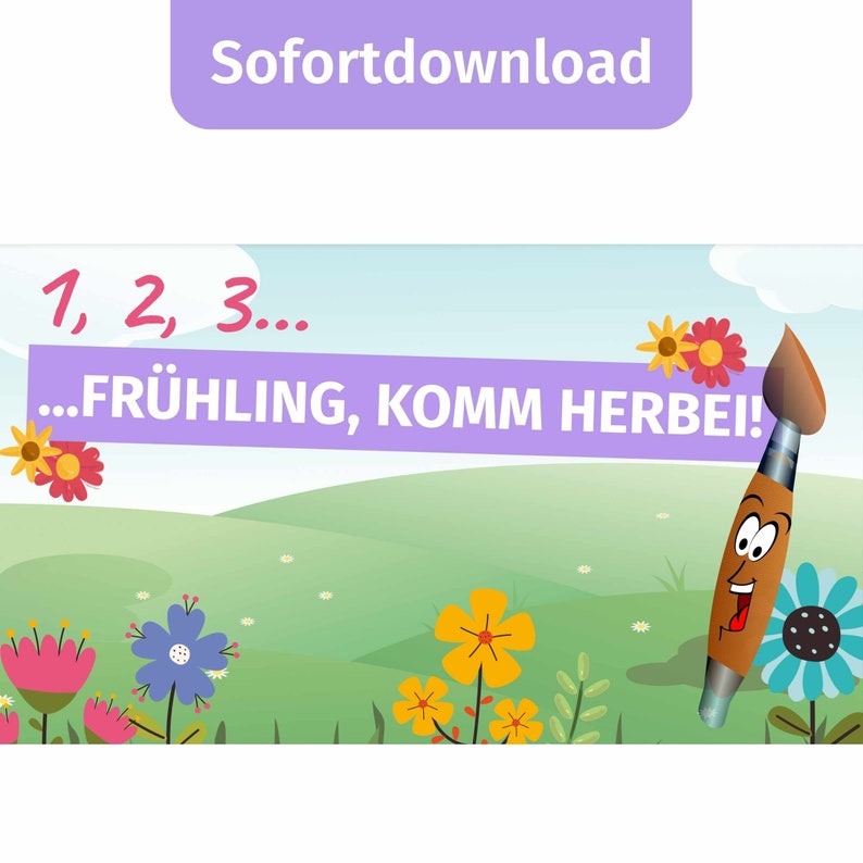 Schatzsuche Kindergeburtstag Frühling Schatzsuche Kindergarten Schatzsuche Grundschule Schatzsuche Schulbeginn Geschenk Bild 1