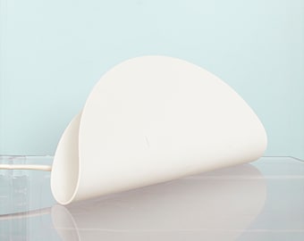 White Nordlux 2110 Sconce, &#39;taco lamp&#39;, danish design, 1980s