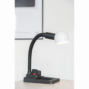 Rare Nuova Veneta Lumi Srl, Desk Organiser Lamp, Italian Vintage, Space Age, 1980s