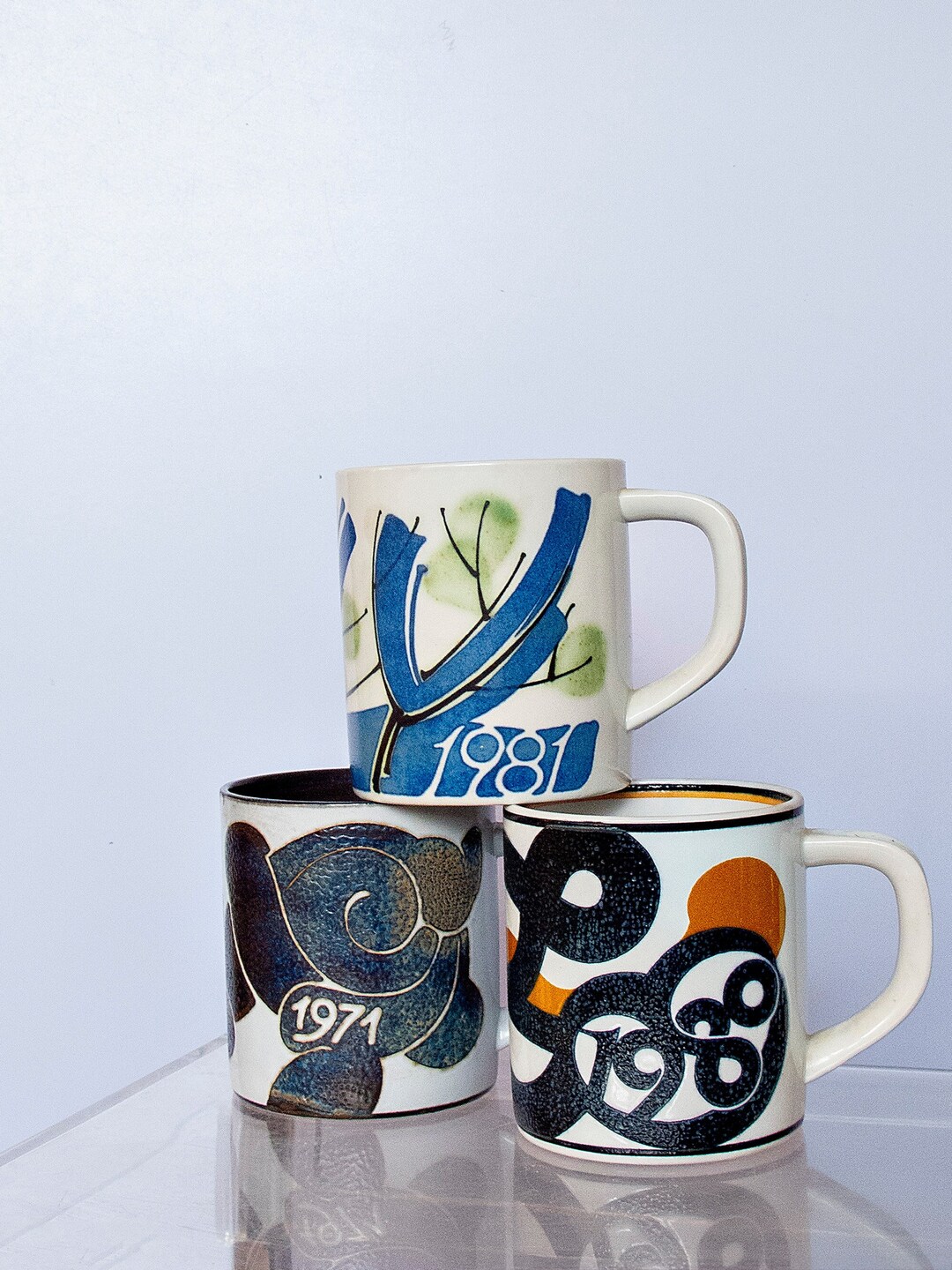 ロイヤル コペンハーゲン、アニュアル マグ ラージ、1971、1980、1981