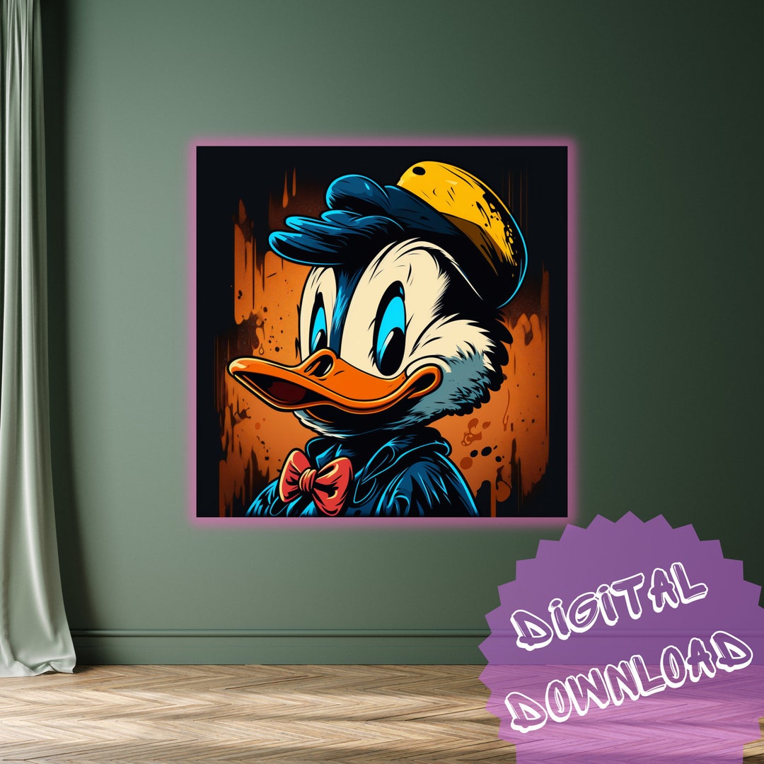 Donald Duck Art Pictures Donald Duck Graffiti Graffiti - Etsy